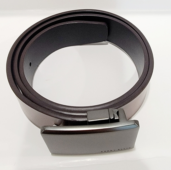 PERRY ELLIS PORTFOLIO Men's Plaque Reversible Belt - Picture 7 of 11